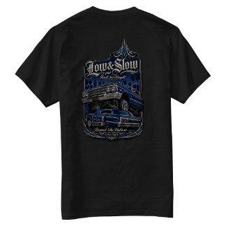 Lowrider Byggd Inte Köpt bakre-hit T-shirt