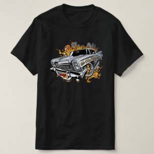 Lowrider Chevrolet Stil Graffiti Artwork T Shirt