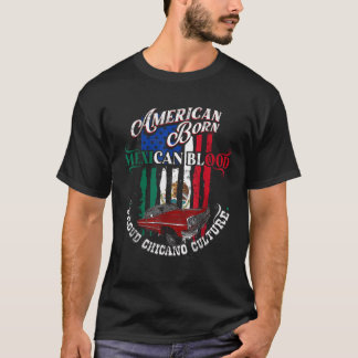 Lowrider Chicano Low Mexican American Latina Rider T Shirt
