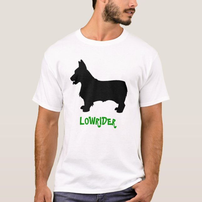 "Lowrider" Corgiutslagsplats Tee Shirt (Framsida)