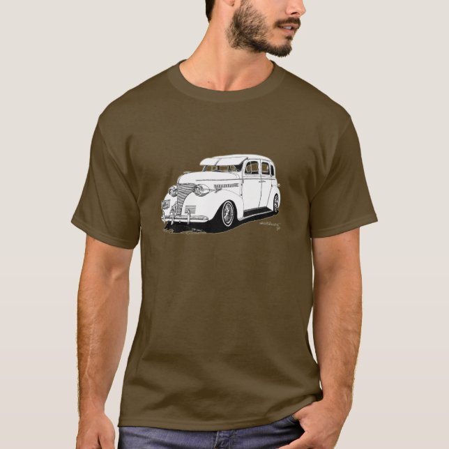 'Lowrider för 39 Chevy T-shirt (Framsida)