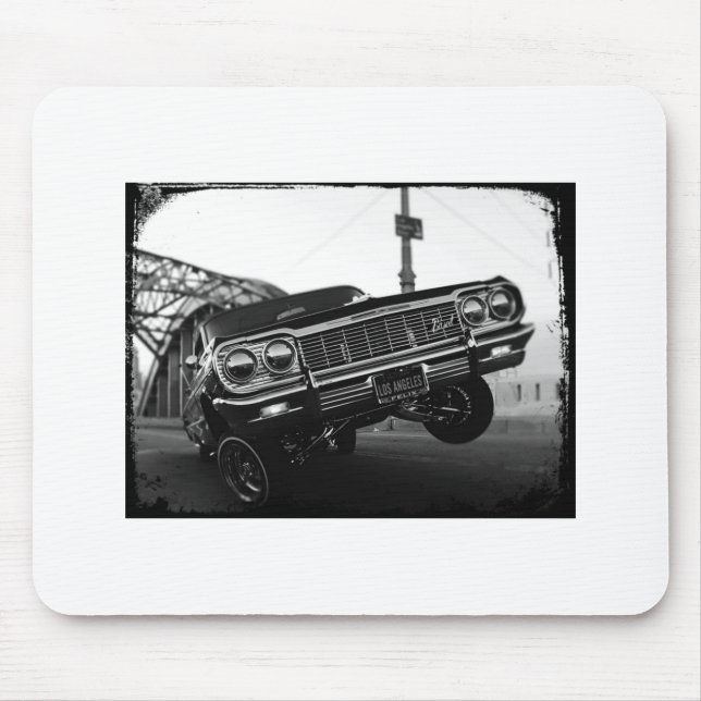 Lowrider för klassikerLos Angeles old school Musmatta (Framsidan)