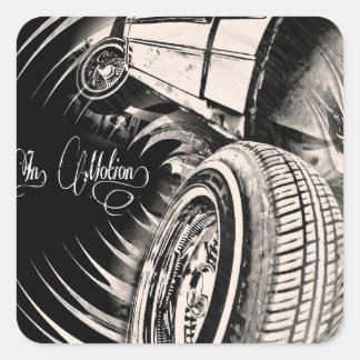 LOWRIDER FYRKANTIGT KLISTERMÄRKE