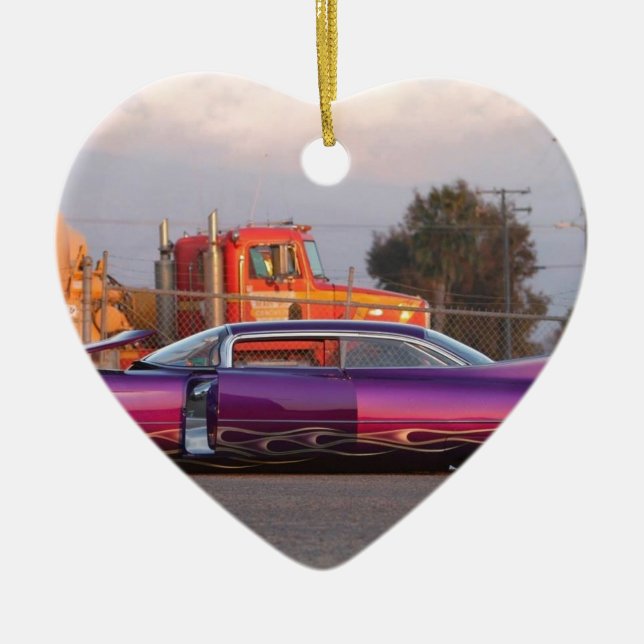 lowrider julgransprydnad keramik (Framsidan)