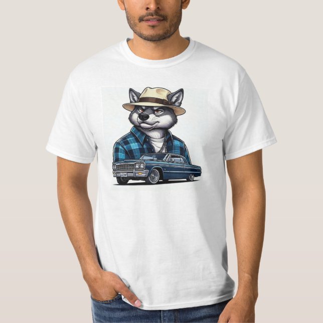 Lowrider Wolf T-Shirt (Framsida)