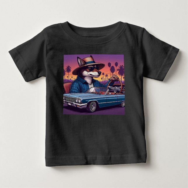Lowrider Wolfy T Shirt (Framsida)