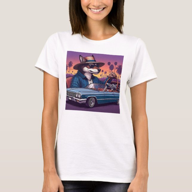 Lowrider Wolfy T Shirt (Framsida)