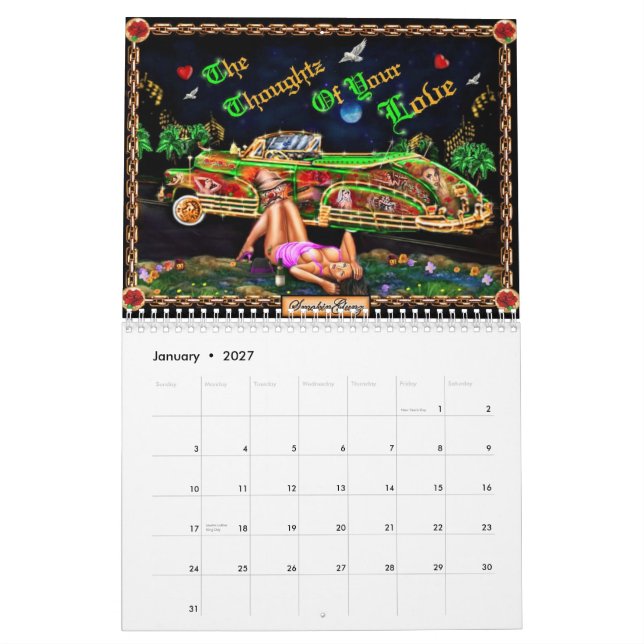 LOWRIDERKALENDER 2011 KALENDER (Jan 2027)