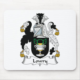 Lowry familjvapensköld musmatta