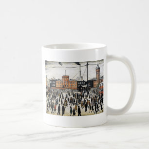 lowry gå till arbetsdesignen kaffemugg