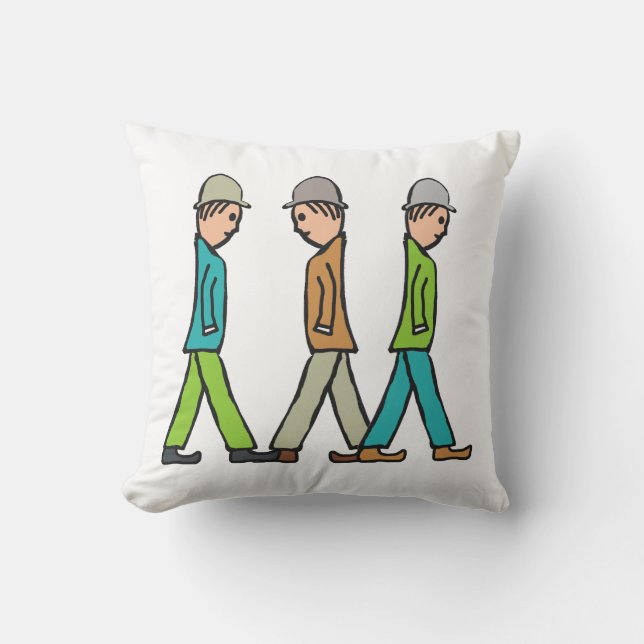 Lowry Matchstick Manar Kudde (Framsida)