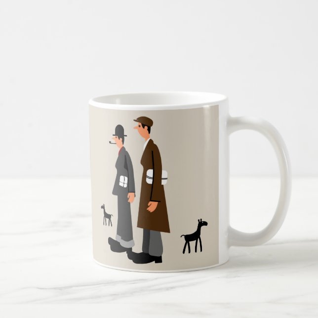 Lowry-stil figurer kaffemugg (Höger)