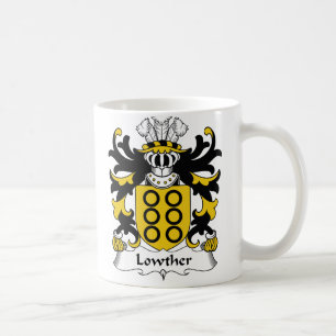 Lowther familjvapensköld kaffemugg