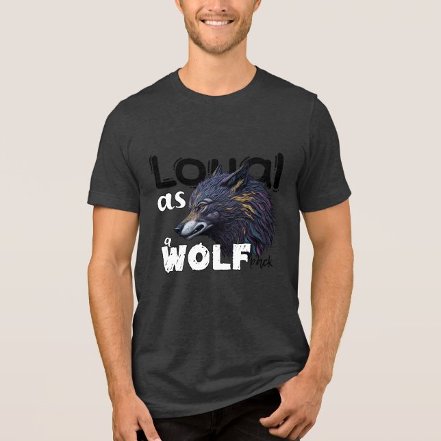 Loyal as varg pack t shirt (Framsida)