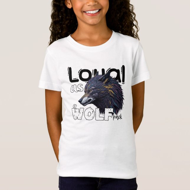 Loyal as varg pack t shirt (Framsida)