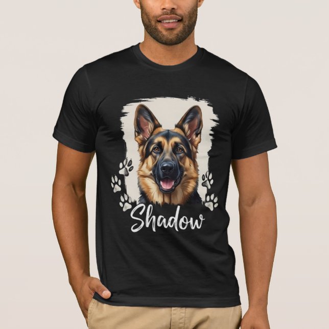 Loyal Companion German Shepherd Tee (Framsida)