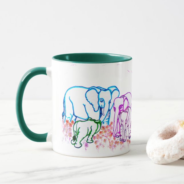 Loyal Elephants Mugg (Med munk)