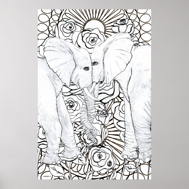 Loyal Elephants Poster (Framsidan)