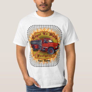 Loyal Firefighter-brandlastbils t-shirt