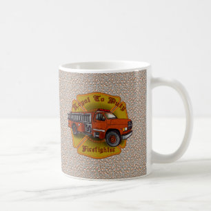 Loyal Firefighter Firelångtruk mugg