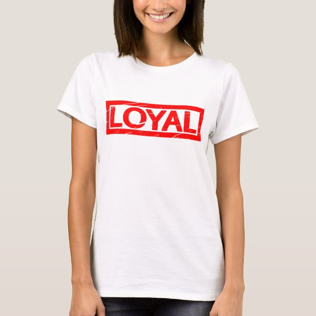Loyal Frimärke T Shirt (Framsida)