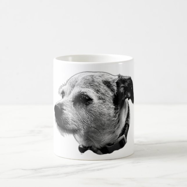 Loyal Gaze Terrier Mix Coffee Mugg (Center)