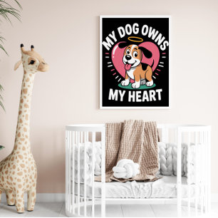 Loyal Heart Pet Kärlek Poster
