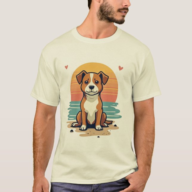 Loyal Hund älskare T Shirt (Framsida)