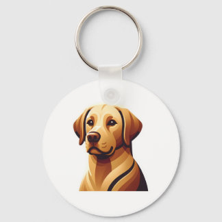 Loyal Labrador Retriever Nyckelring