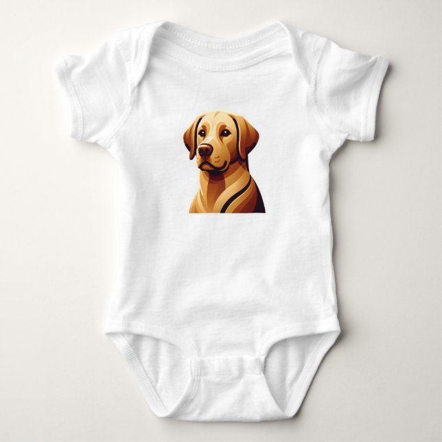 Loyal Labrador Retriever T Shirt (Framsida)