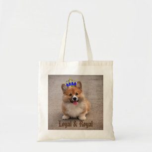 Loyal och Royal Corgi Puppy Tygkasse