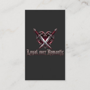 lOYAL Över Romantisk Visitkort