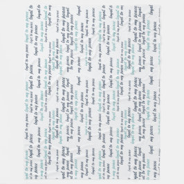 Loyal to My Peace Fleece Blanket