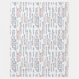 Loyal to My Peace Fleece Blankets