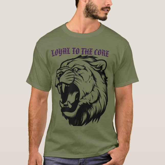 Loyal to the Core - Lejon Loyalty Tee (Framsida)