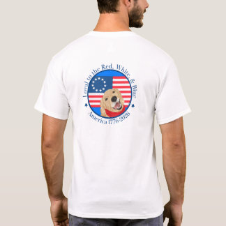 Loyal to the Red, White & Blue America 250 T Shirt