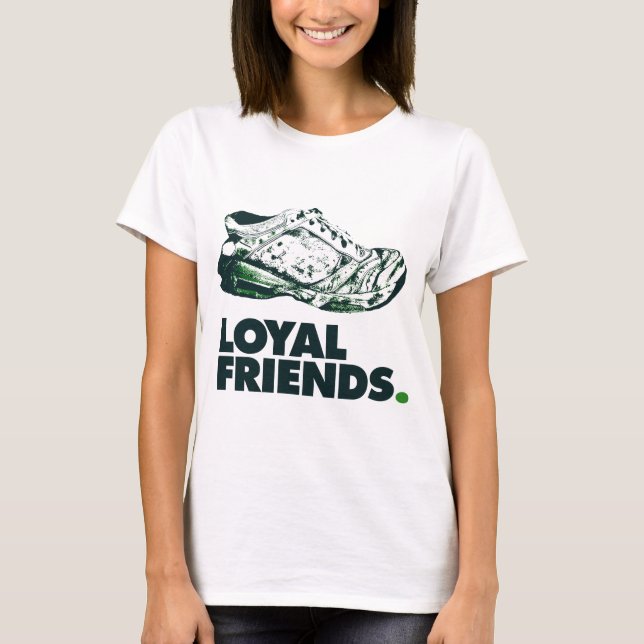 Loyal Worn Running Shoes Tee Shirt (Framsida)