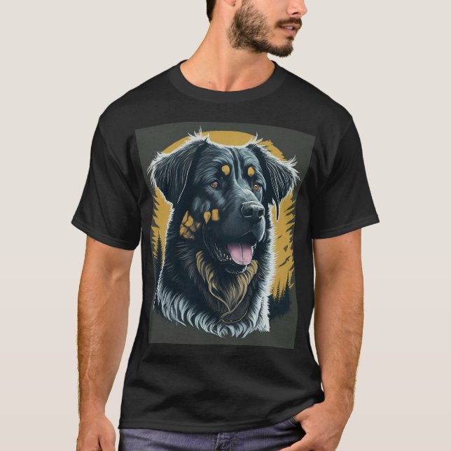 Loyalassistenter: Skaffa Jarman Shepherd Des T Shirt (Framsida)