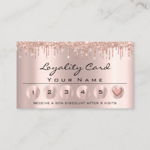 Loyalik 6 Professioneller Estheticiska Ron Heart Visitkort