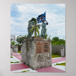 Loyalist Memorial Sculpture Gardens, Bahamas Poster