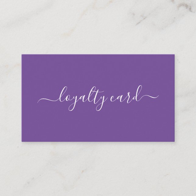 Loyalität 10 Nails Lashes Beauty Visitenkarte Visitkort (Framsida)