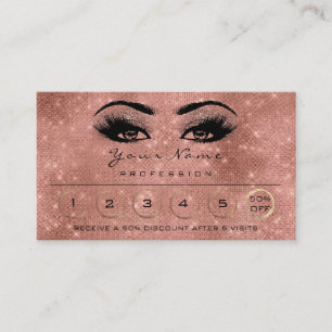 Loyality 6 Makeup Eyebrow Öga Lash Ro Spark Visitkort