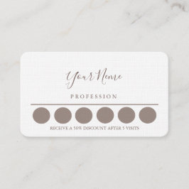 Loyality-Affärskort Visitkort