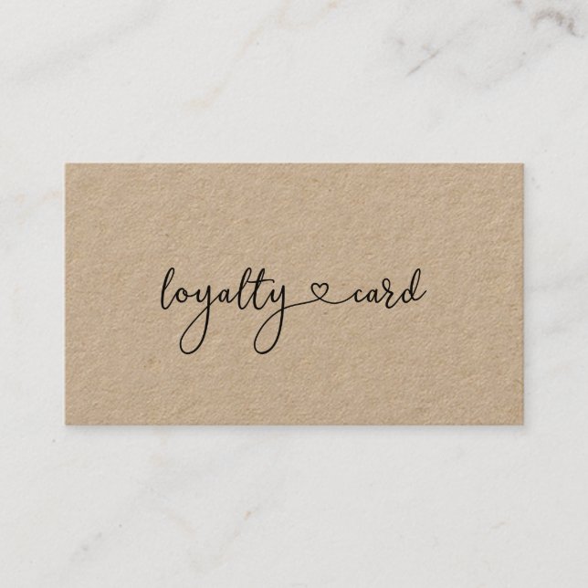 Loyalty 10 Nails Lashes Business Card Visitenkarte Visitkort (Framsida)