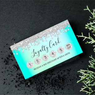 Loyalty 6 Makeup Esthetician Eyelash Diamond Drive Visitkort
