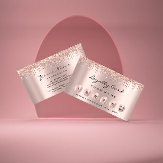 Loyalty 6 Makeup Esthetician Eyelash Ro Drives Visitkort