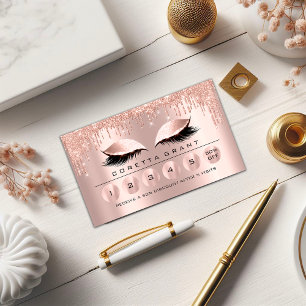 Loyalty 6 Makeup Esthetician Eyelash Ro Drives Visitkort