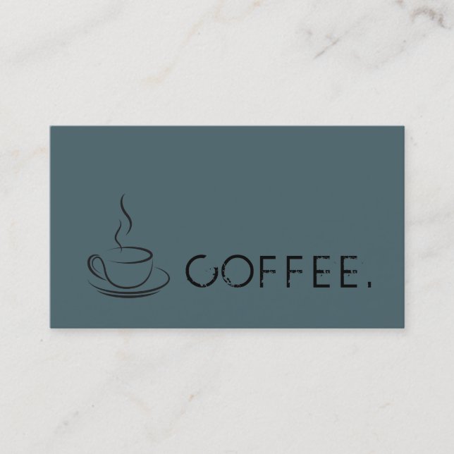 Loyalty Coffee Punch Deep Space Sparkle Bakgrund Lojalitetskort (Framsida)