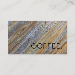 Loyalty Coffee Slår Wood look #14 Lojalitetskort