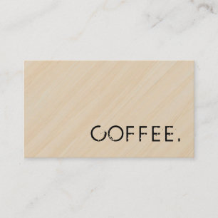 Loyalty Coffee Slår Wood look #2 Lojalitetskort
